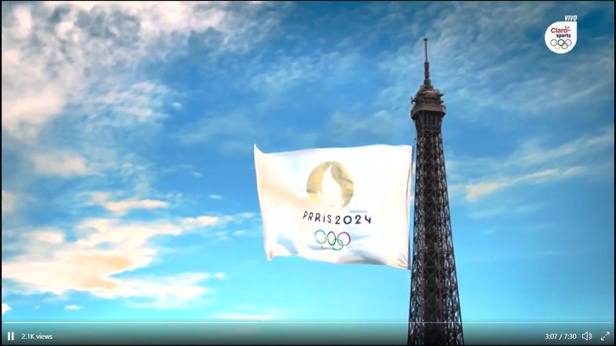 ¡Adiós Tokio, hola París 2024! Así fue la celebración en la Torre Eiffel 3 paris 2024