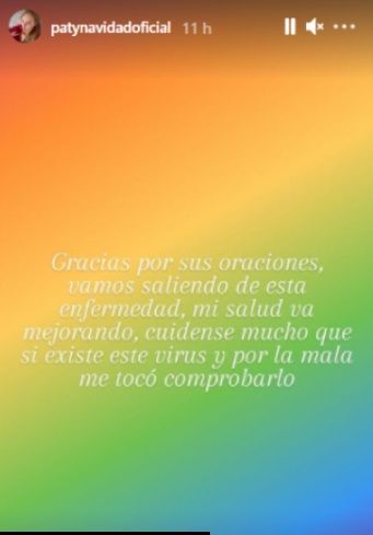 Paty Navidad recapacita: "El COVID existe, me toco comprobarlo a la mala" 4 Paty Navidad recapacita