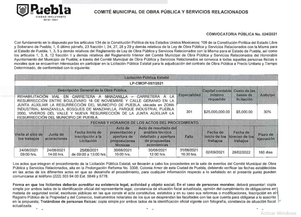 pavimentacion camino resurrecion