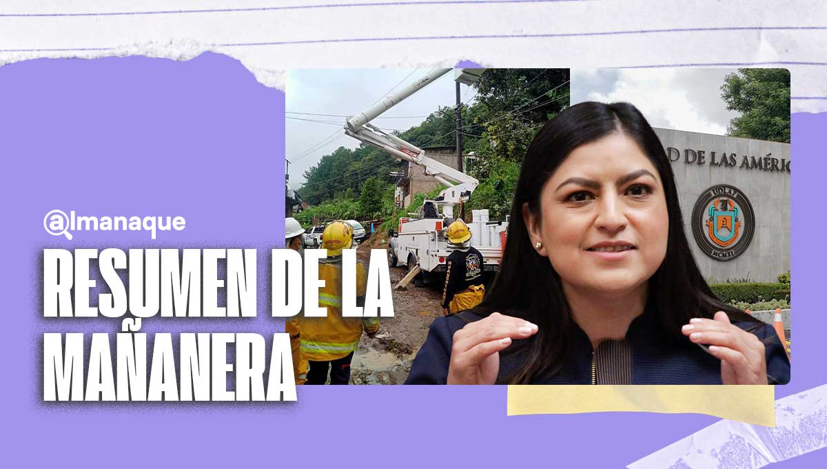 Claudia Rivera, UDLAP, vacunas y huracán Grace, los temas de la mañanera de Barbosa del 24 de agosto 2 portada resumen mananera 24 08