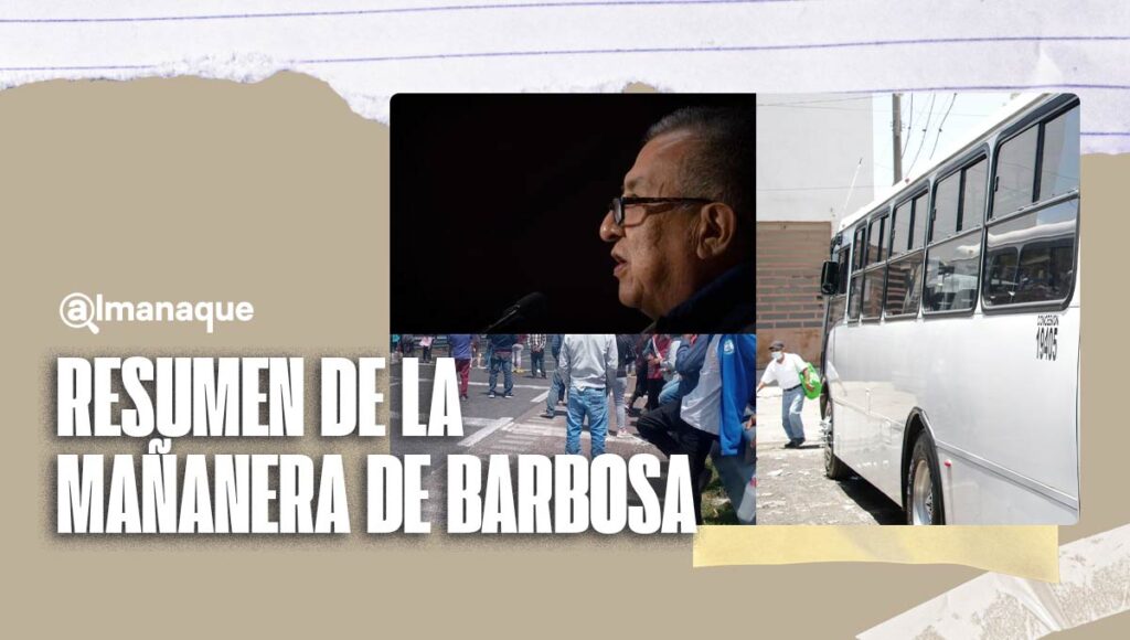 portada resumen mananera barbosa 11 de agosto