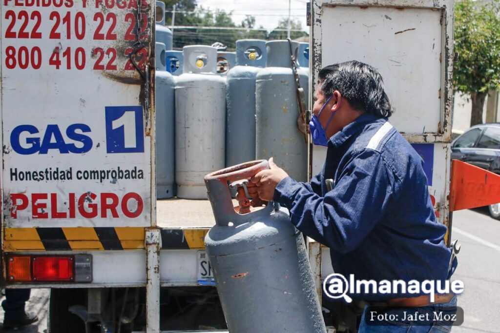 tanque de gas en Puebla