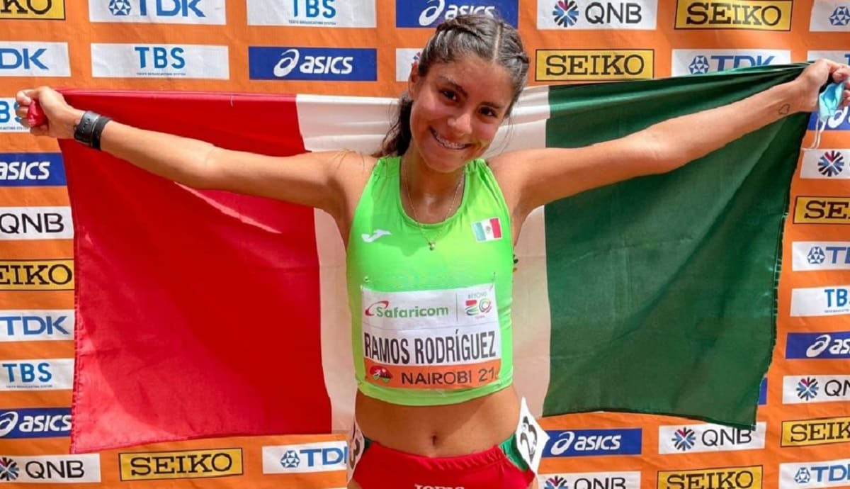 ¡Sí se pudo! Mexicana gana medalla de oro en Mundial de Atletismo Sub 20 1 sofia ramos 1