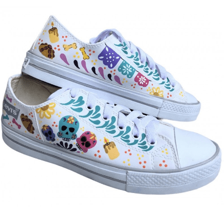 tenis dia de muertos