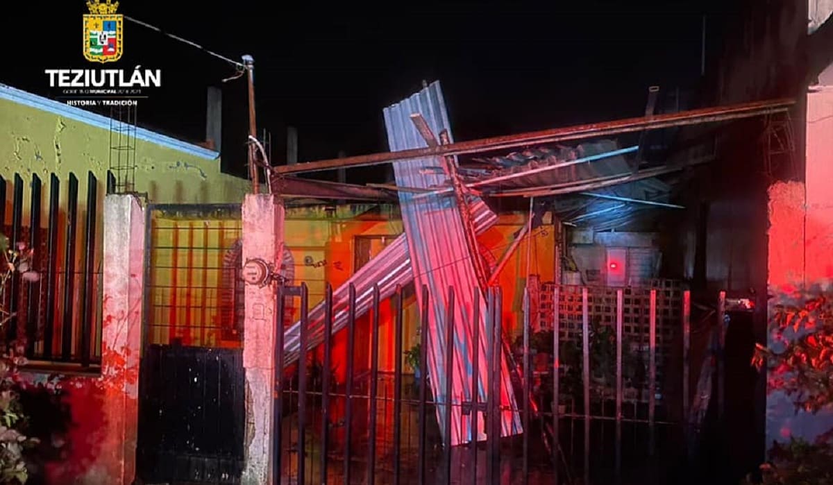 "Grace" deja sin luz a Teziutlán; derriba árboles, láminas y estructuras metálicas 1 teziutlan 1