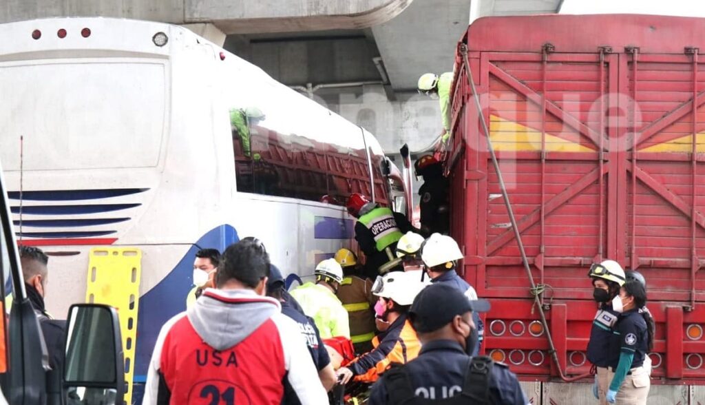 Un muerto y un herido, el saldo del accidente en la autopista México-Puebla 2 accidente en la autopista México-Puebla