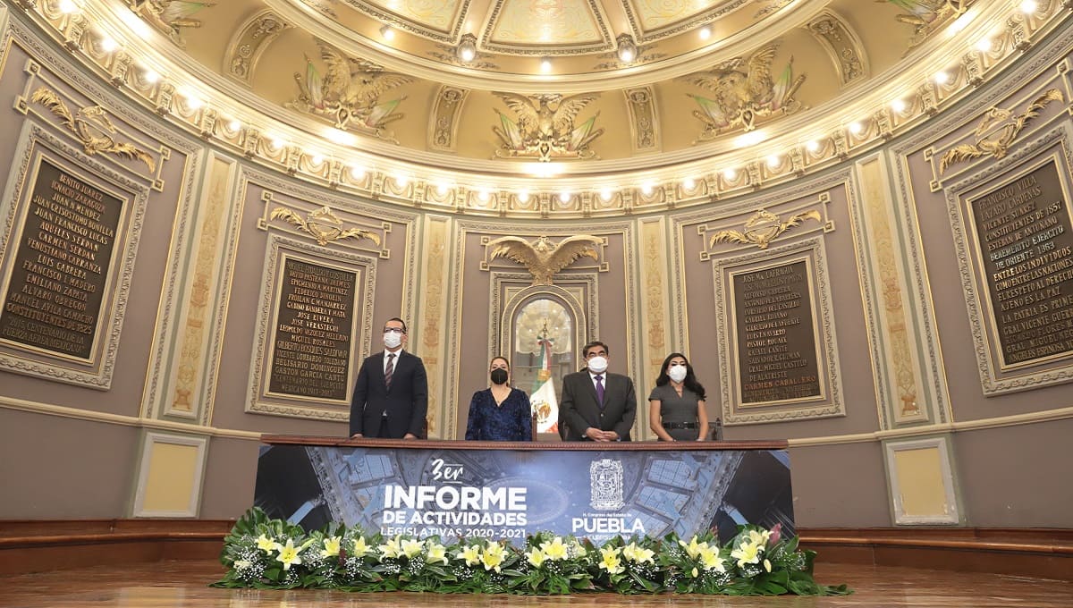 LX Legislatura garantizó la vida institucional y pública de Puebla: MBH 1 Barbosa LX legislatura 1