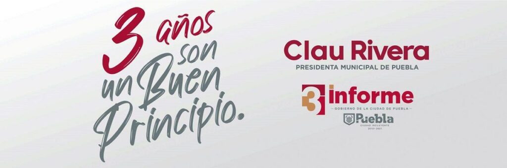 Claudia Rivera promoción Tercer Informe