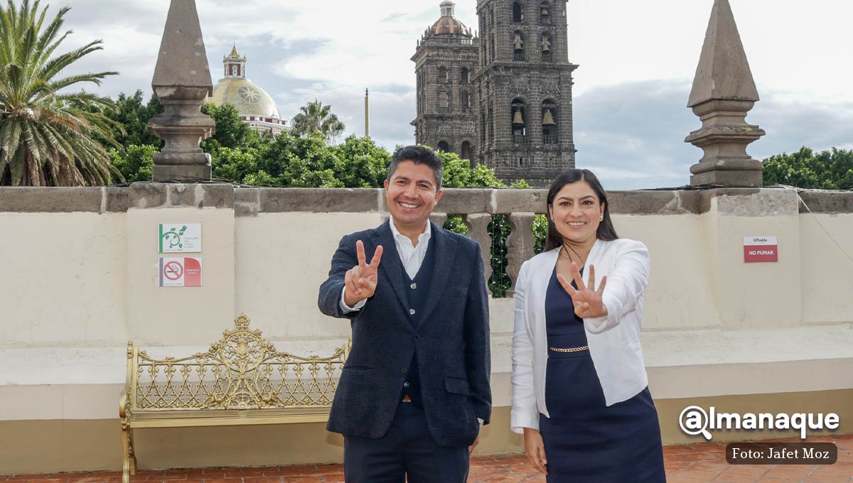 Lalo Rivera evaluará empresas contratadas por Claudia para saber si son eficientes 7 Eduardo Rivera Claudia Rivera Reunion 1