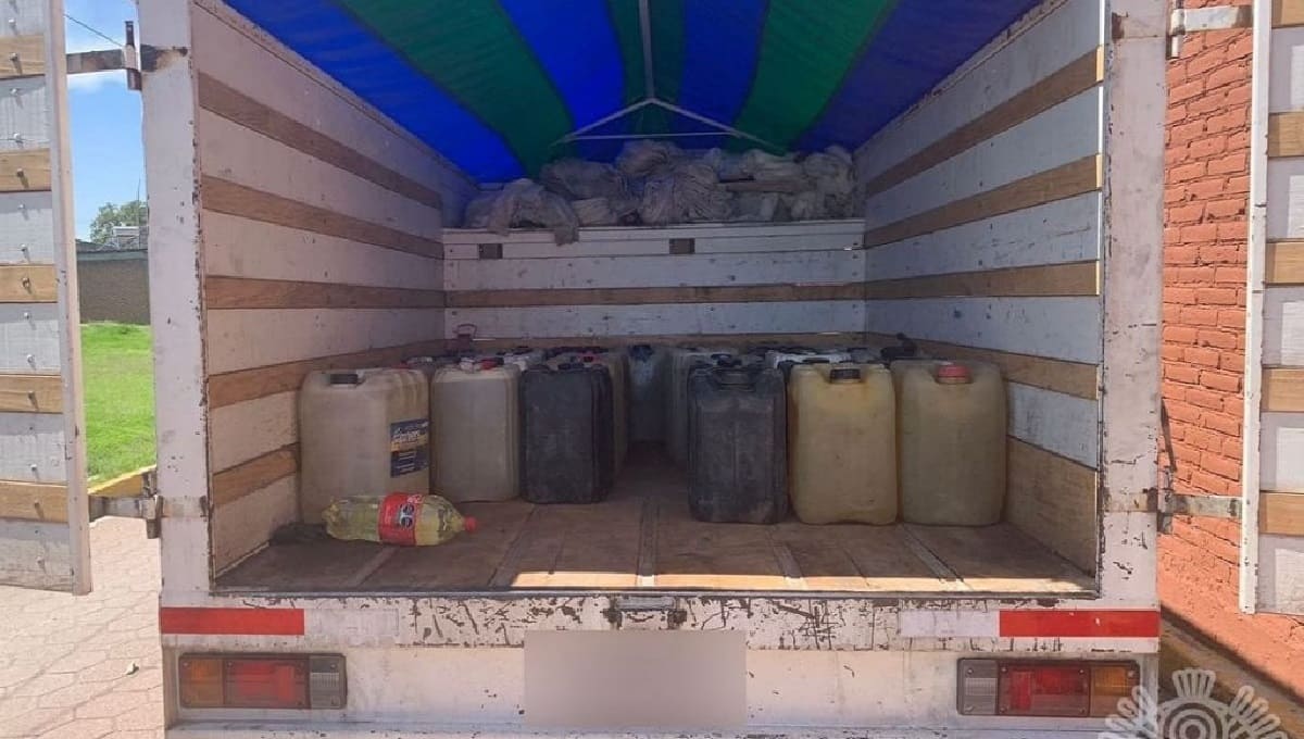 SSP detiene huachicolero en Coronango 1 Huachicolero en Coronango