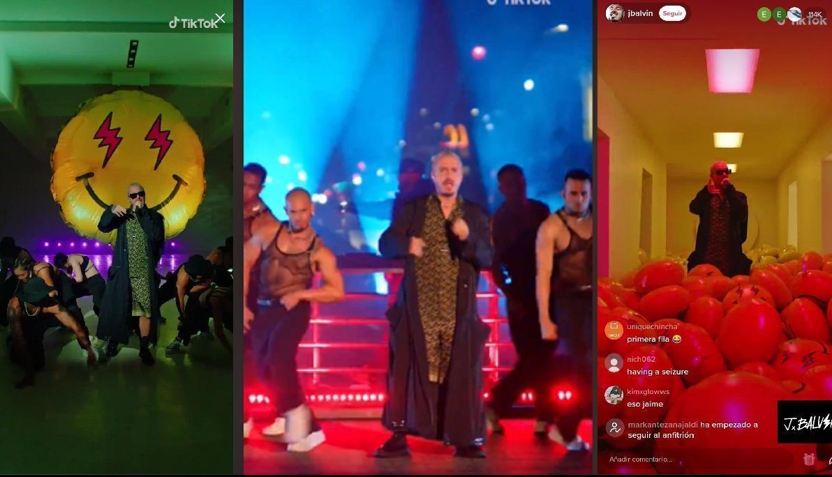 FOTOS y VIDEOS: Así fue el concierto de J Balvin en TikTok para presentar su nuevo disco 3 J Balvin 1