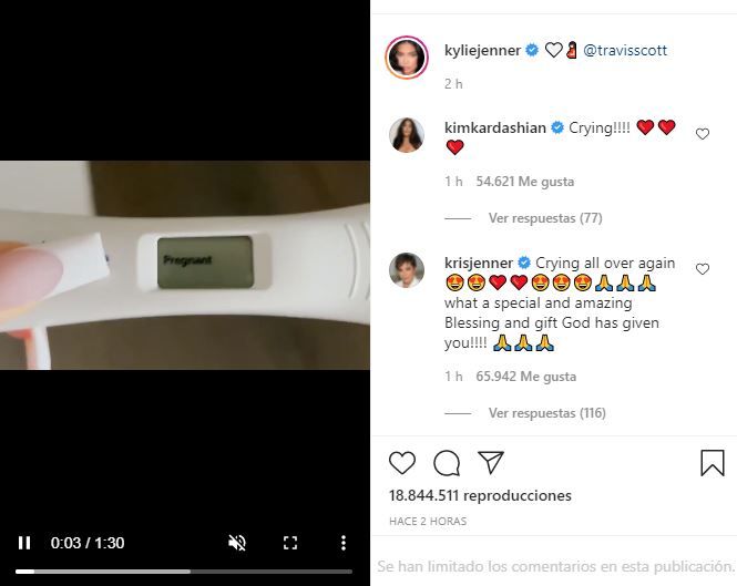 Kylie Jenner confirma su segundo embarazo 2 Kylie Jenner confirma su segundo embarazo en Instagram