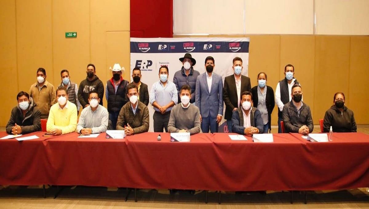 Eduardo Rivera promueve trabajo conjunto con sus homólogos del PRD Puebla 1 Lalo Rivera alcaldes PRD 1