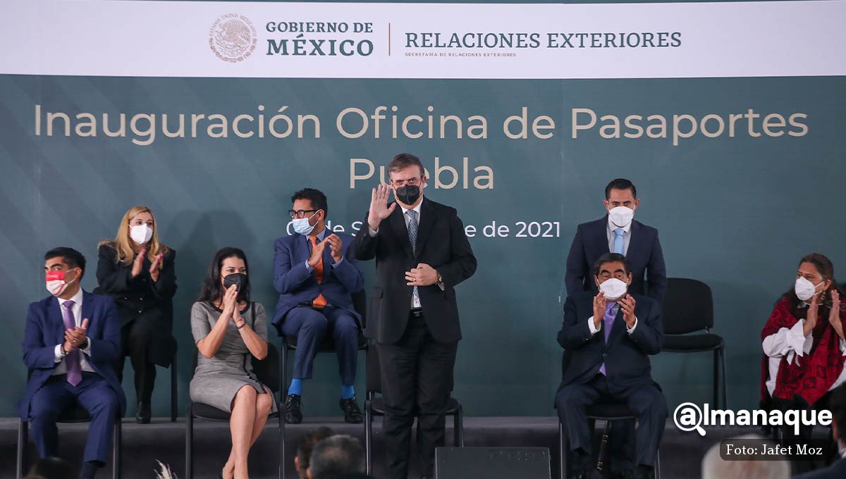 Ebrard se compromete a acelerar vacunación en Puebla 1 Ebrard se compromete a acelerar vacunación en Puebla