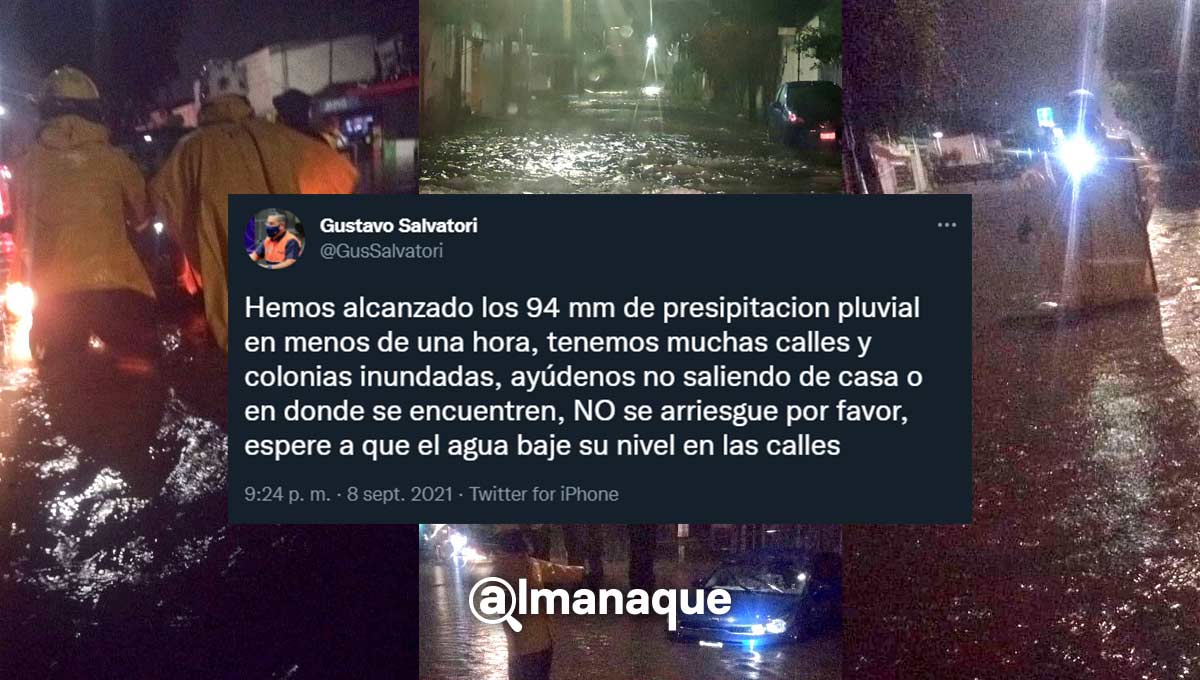 Registra Puebla lluvia histórica con varios puntos inundados; pide PC no salir 2 Puebla lluvias laguna de san baltazar