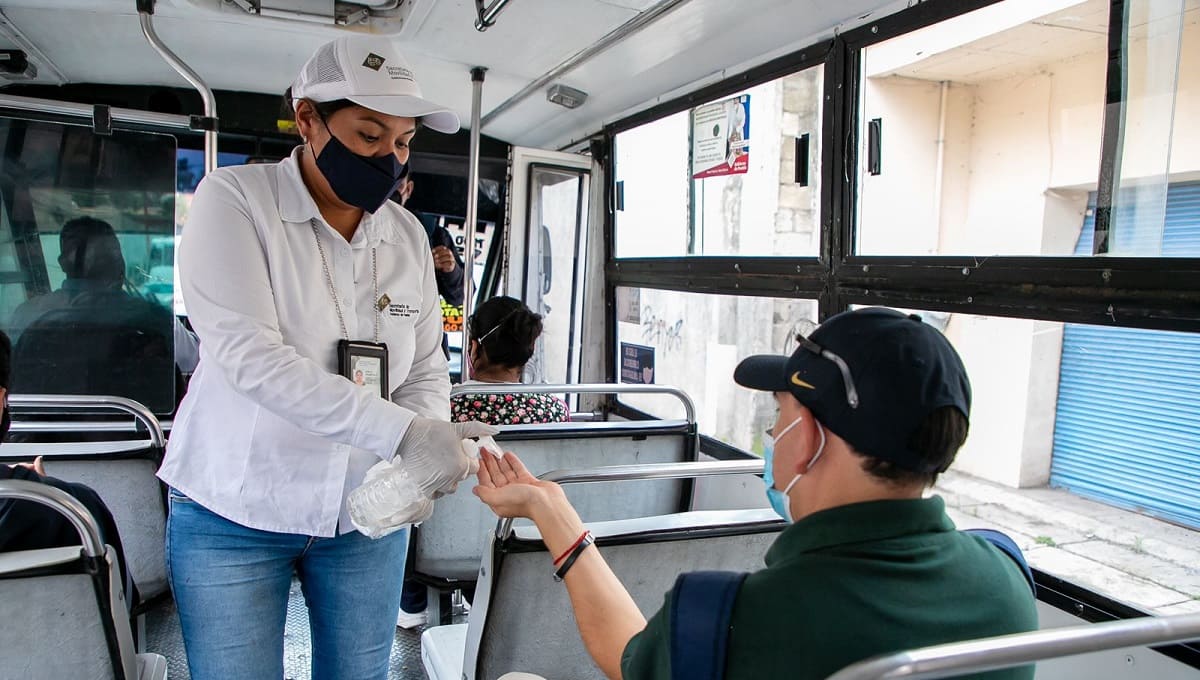 Refuerza Gobierno del Estado medidas sanitarias en 717 unidades de transporte 3 SMT1 1 1