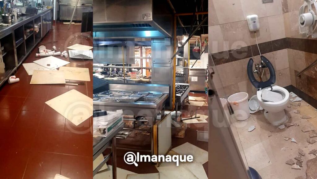 Vips de Acapulco sufre daños tras sismo de 7.1