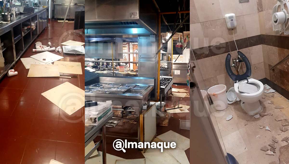 FOTOS: Vips de Acapulco sufre daños tras el sismo de 7.1 1 Vips de Acapulco sufre daños tras sismo de 7.1