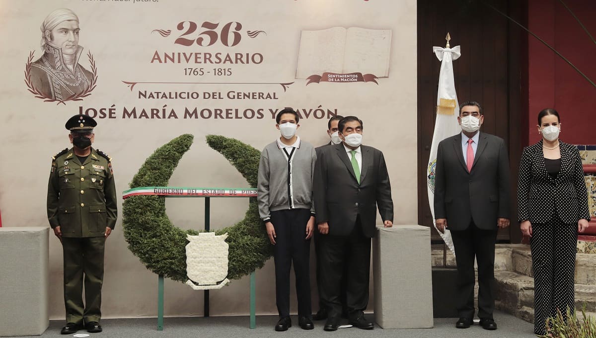 Preside Barbosa Huerta Ceremonia al 256 Aniversario del Natalicio de José María Morelos y Pavón 1 barbosa ceremonia natalicio morelos y pavon 1