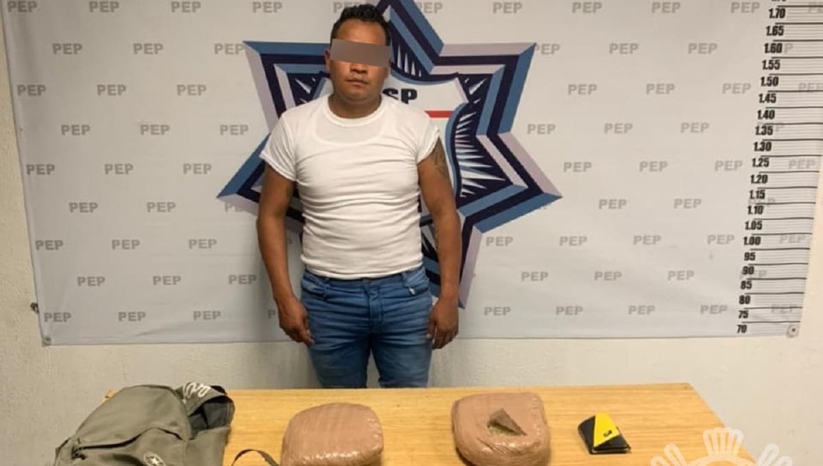 Captura Policía Estatal a “El Güero”, presunto extorsionador y narcomenudista 1 capturan a el guero 1