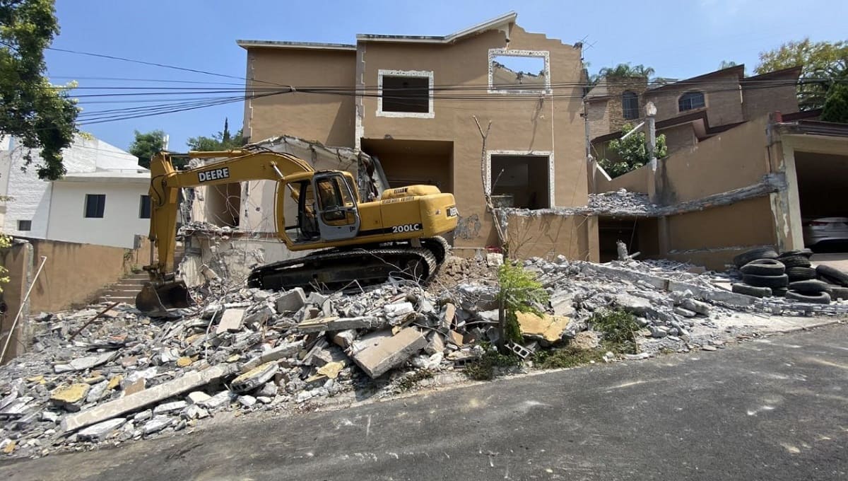 Derriban la casa donde Diego Santoy mató a los hermanitos Peña Coss 1 casa pena coss 1