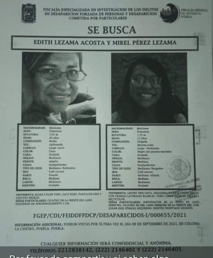 Edith Lezama y Mirel Pérez