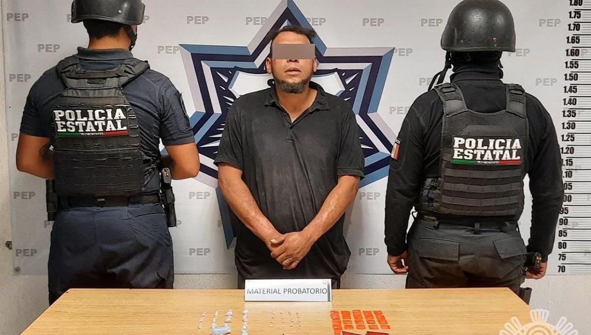 Detiene Policía Estatal a presunto narcovendedor en San Ramón 1 el burbuja detenido en san ramon 1