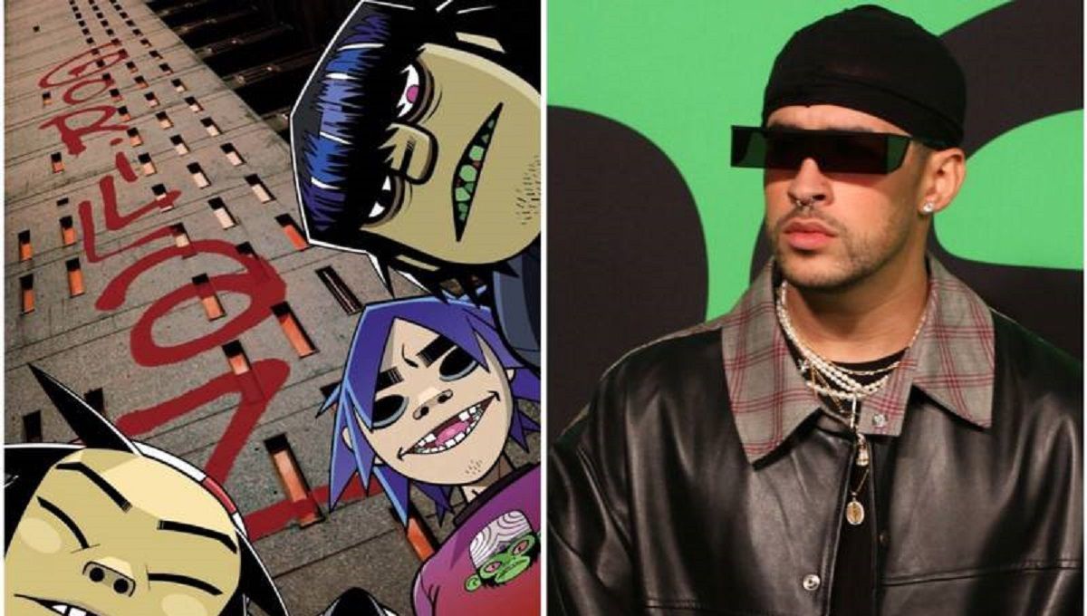 Gorillaz confirma colaboración con Bad Bunny y así reaccionaron en redes 3 gorillaz badbunny