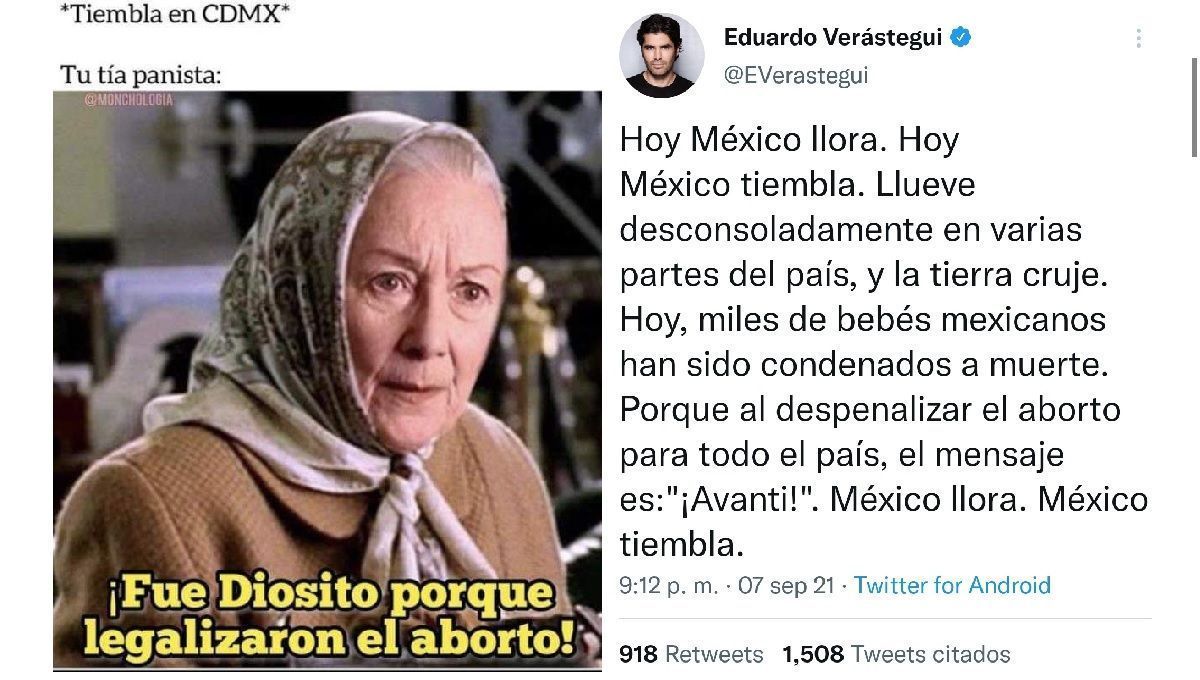 ¿Todo bien en casa? Provida culpa a la despenalización del aborto por el sismo, inundaciones y todas las tragedias en México 3 legalizacion del aborto
