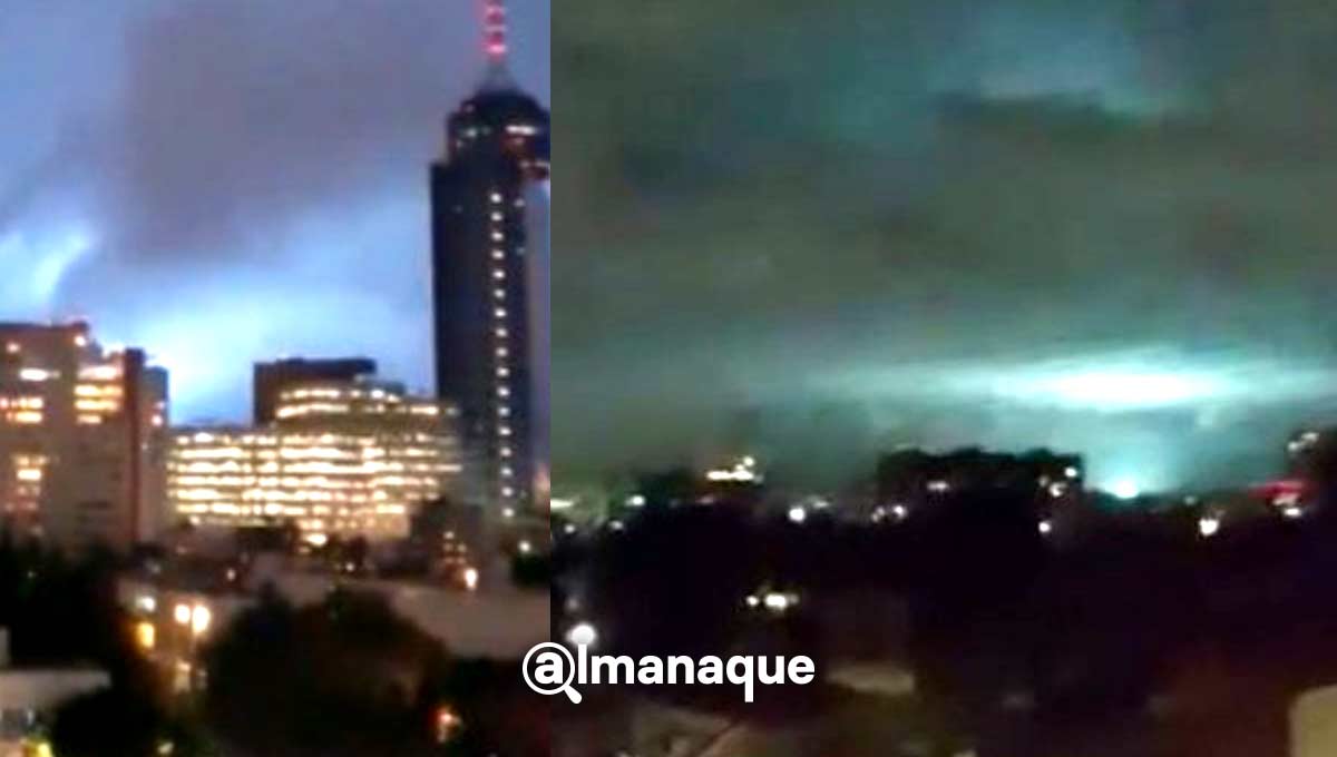 VIDEOS: Qué son las misteriosas luces que aparecieron durante el sismo de 7.1 en Puebla 2 luces sismo CDMX Acapulco