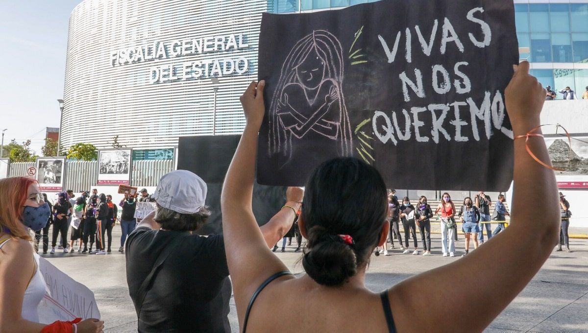 Por el Día de la Despenalización del Aborto, feministas anuncian actividades en Puebla 3 marcha feminista 2 min