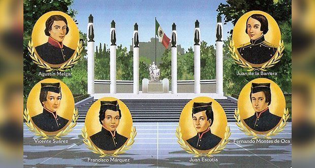ninos heroes de Chapultepec