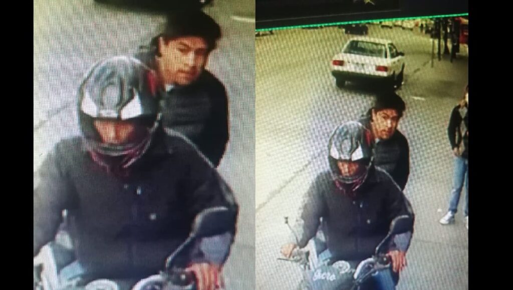 ladrones en moto