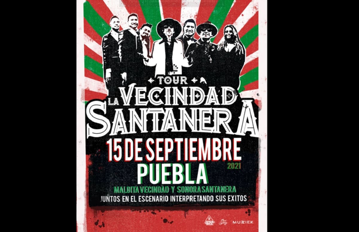 VIDEOS: Vecindad Santanera, la fusión entre La Maldita y la Sonora que estará en Puebla 3 vecindad santanera Puebla
