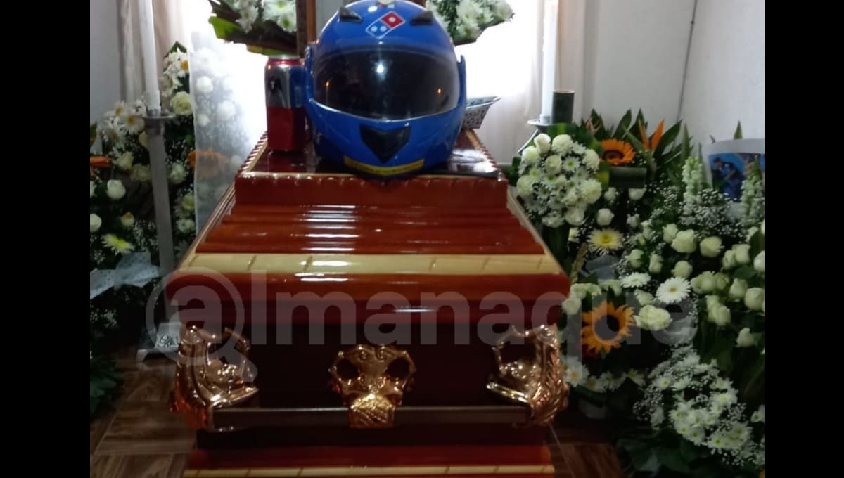 Velan a repartidor de Domino's Pizza que fue atropellado en Puebla; la empresa lo abandonó 2 velan repartido dominos puebla 1