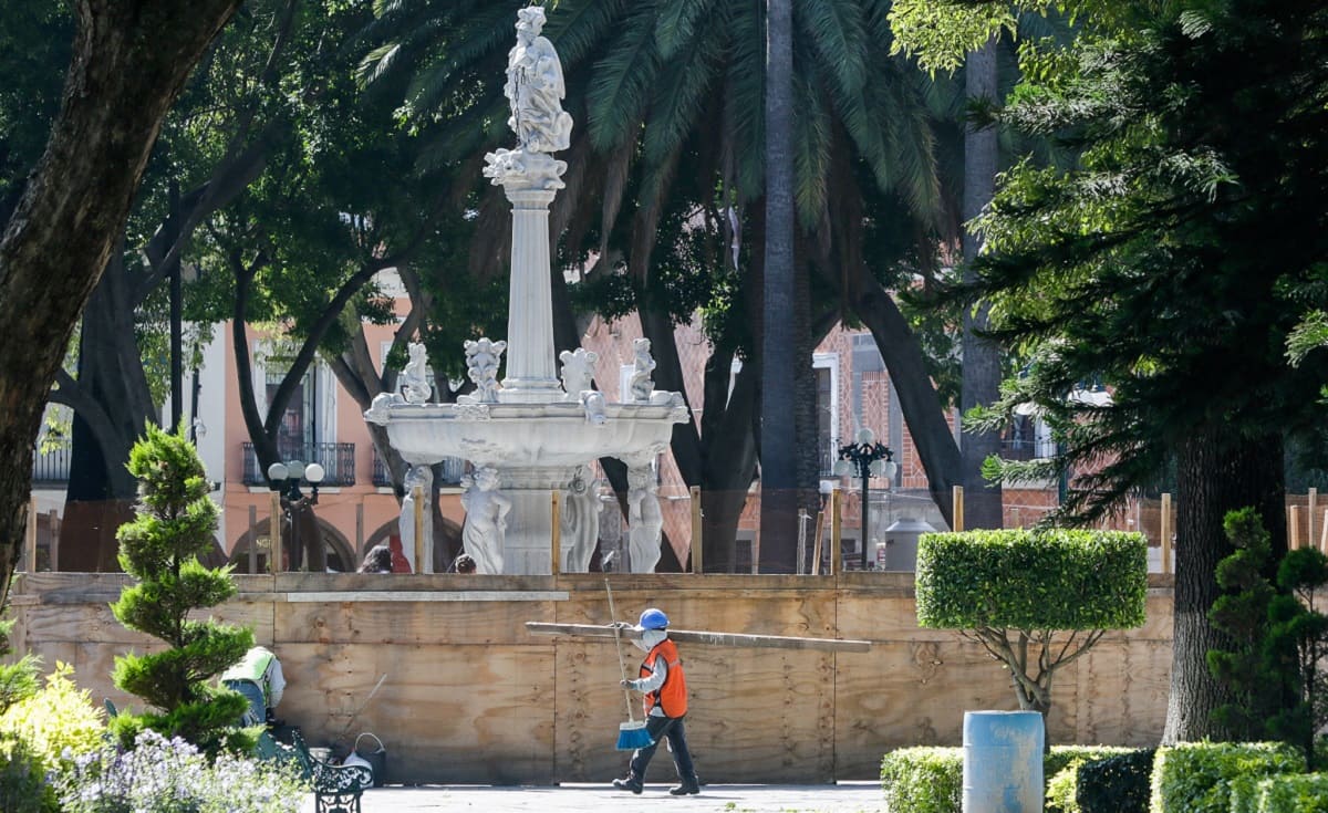 Con una semana de retraso, Sedatu entregará el zócalo de Puebla remodelado al ayuntamiento 7 zocalo de Puebla