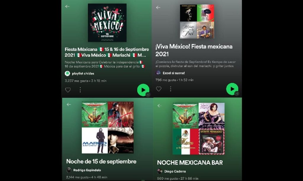 ¡Viva México! Conoce las mejores playlist para la Fiesta Mexicana