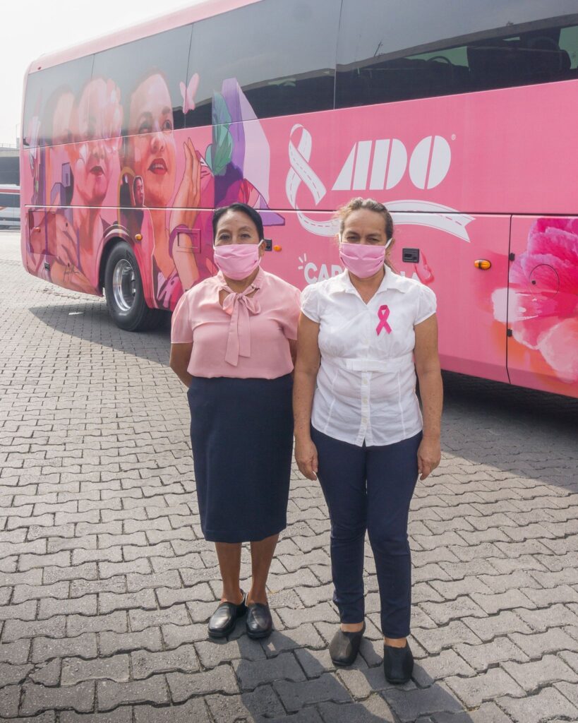 La caravana rosa de ADO regalará mastografías en Puebla ¡Aquí te decimos como conseguirlas! 4 caravana rosa de ADO