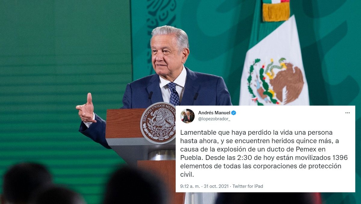 AMLO lamenta explosión de toma clandestina en Xochimehuacan; van 15 lesionados 3 AMLO 1