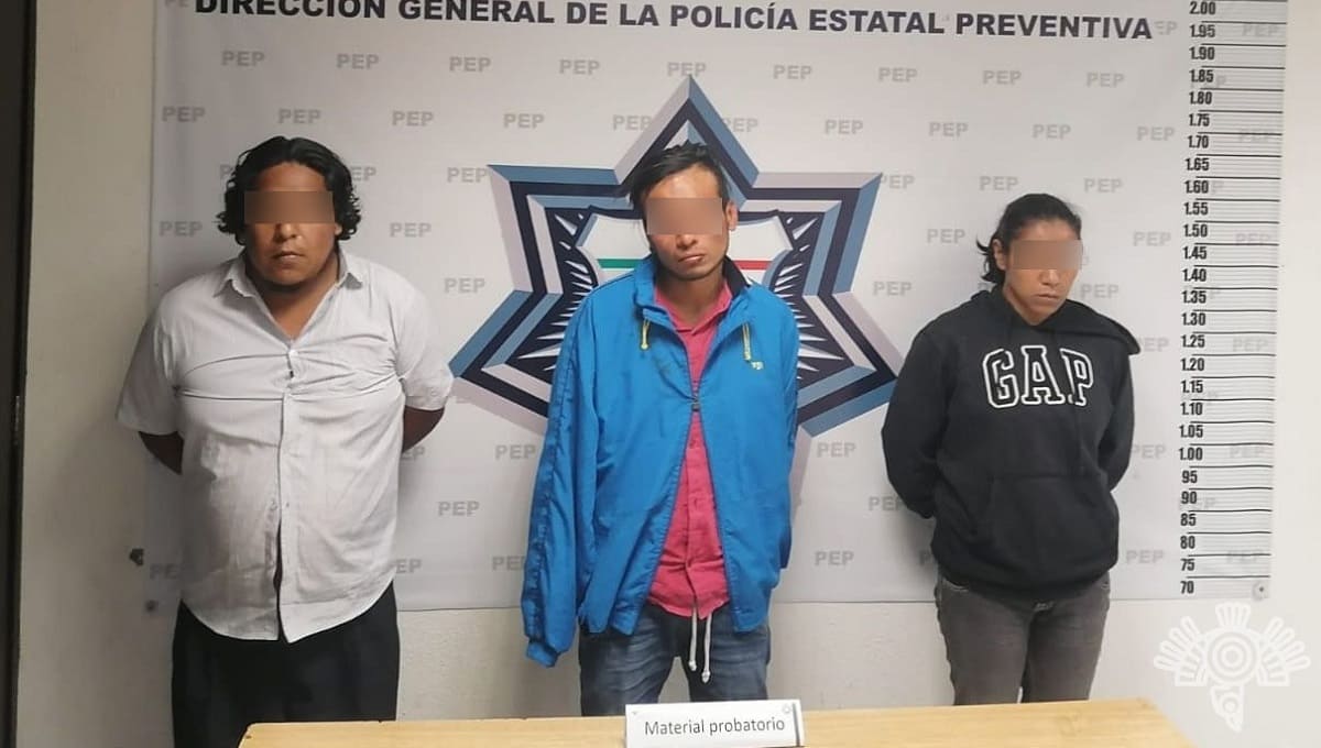 Captura Policía Estatal a presuntos asaltantes del transporte público 1 Asaltantes transporte publico SSP 1
