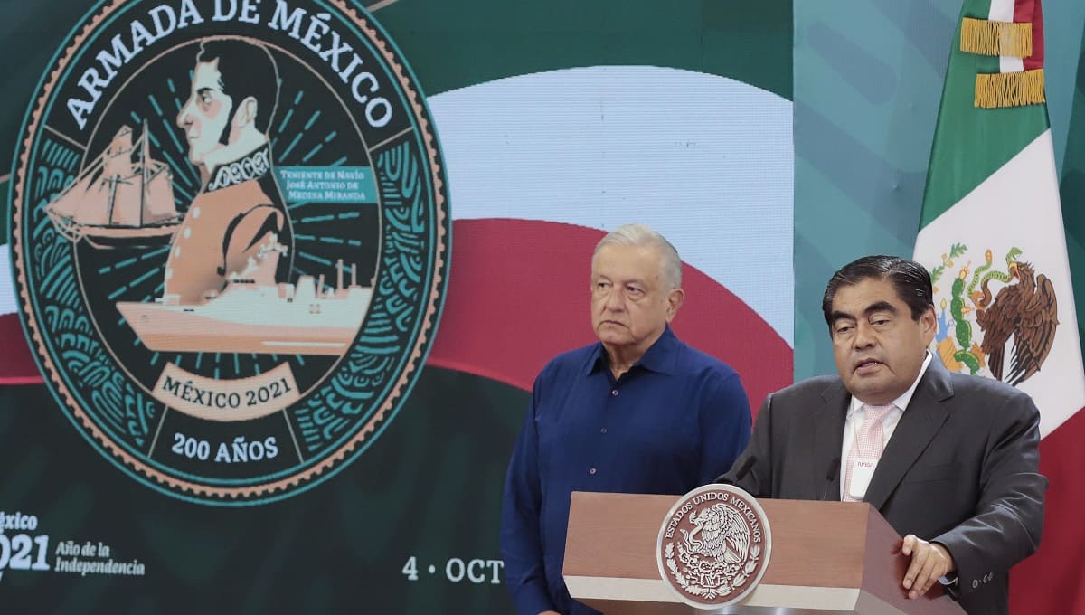 Con estrategia y de manera coordinada con la federación, Puebla combate la delincuencia: Barbosa 1 Barbosa coordinacion con la federacion AMLO 1