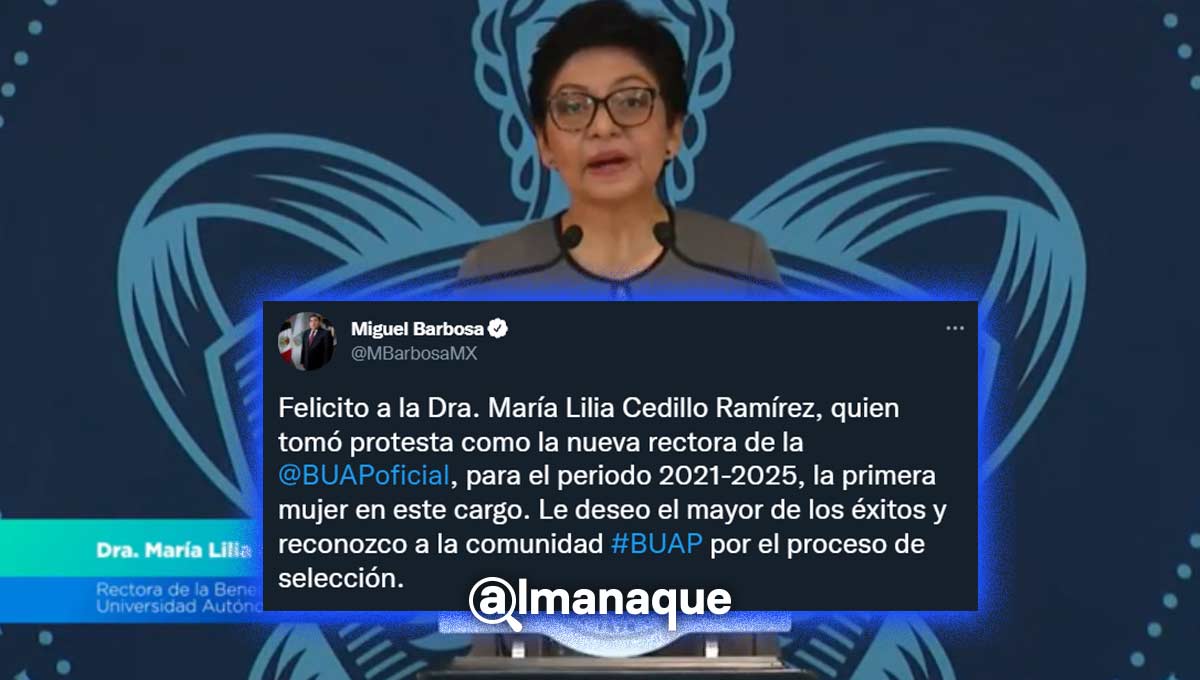 Barbosa felicita a Lilia Cedillo por su nombramiento como rectora de la BUAP 2 Lilia Cedillo Miguel Barbosa