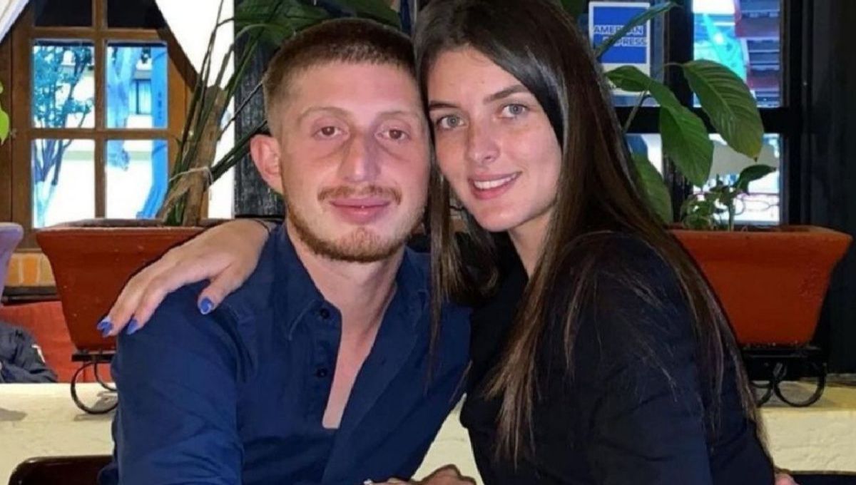 Octavio Ocona y su novia