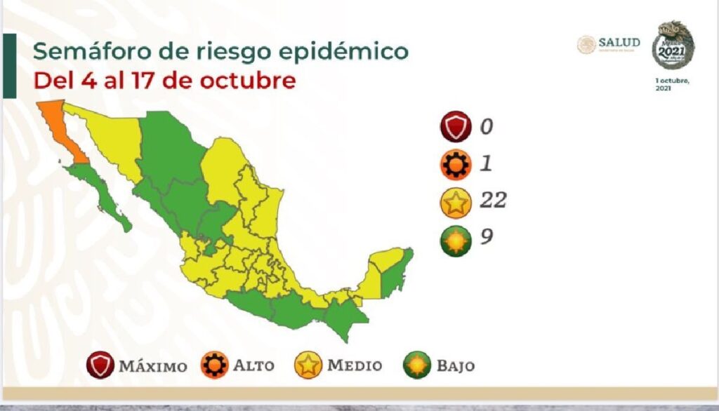 Puebla se mantendrá en amarillo 