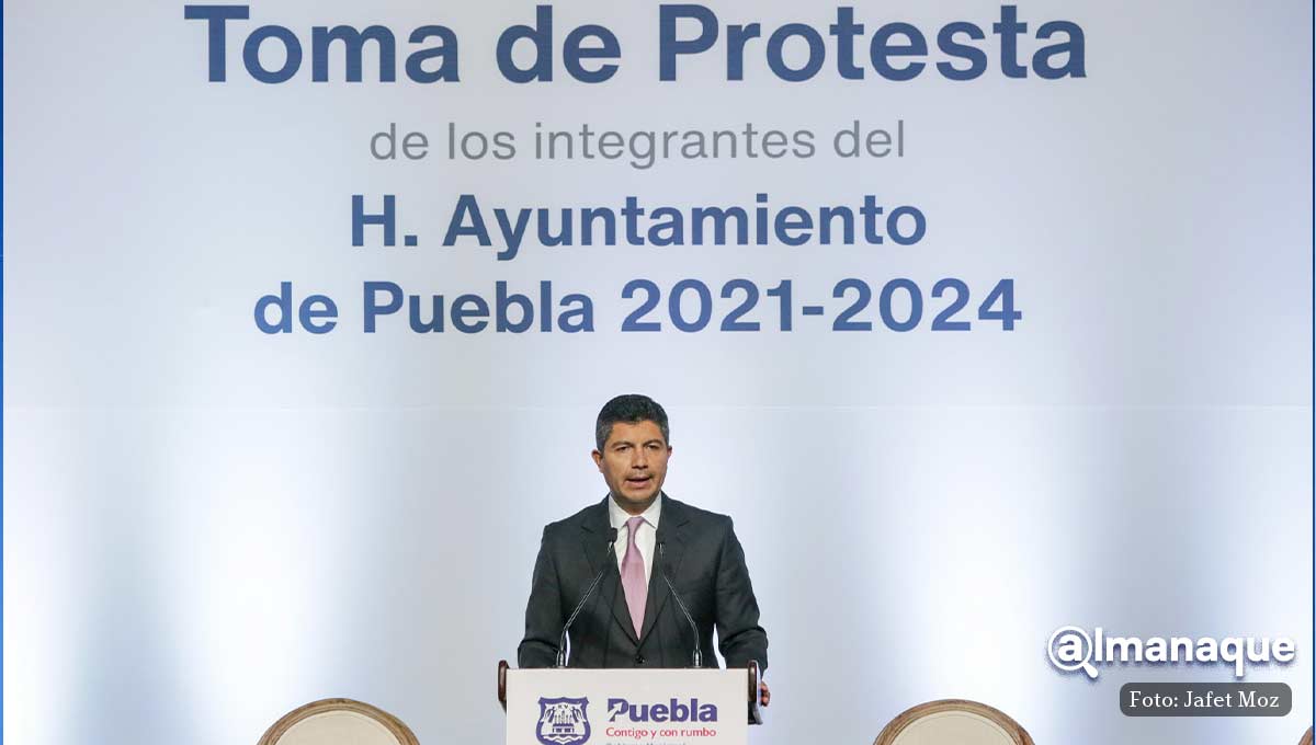 Lalo Rivera anuncia agencia contra el acoso sexual para resolver casos al interior del Ayuntamiento de Puebla 2 eduardo Rivera toma de protesta ayuntamiento de Puebla 1