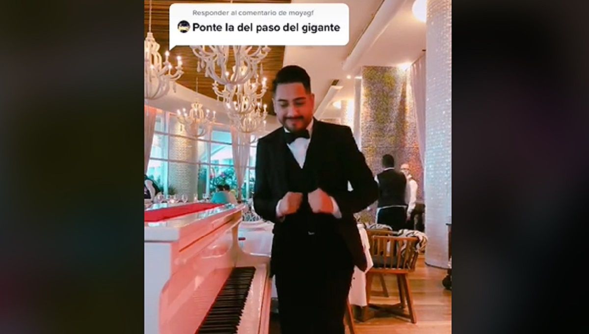 Hombre toca "El paso del gigante" la versión fina y elegante y se viraliza 2 el paso del gigante