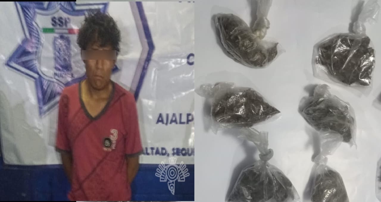 Captura Policía Estatal a "El Tecocho", presunto asaltante y narcomenudista en Ajalpan 1 el tecocho 1