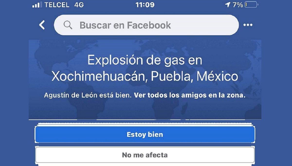 Facebook habilita notificación para damnificados de Xochimehuacan 3 facebook explosion 1