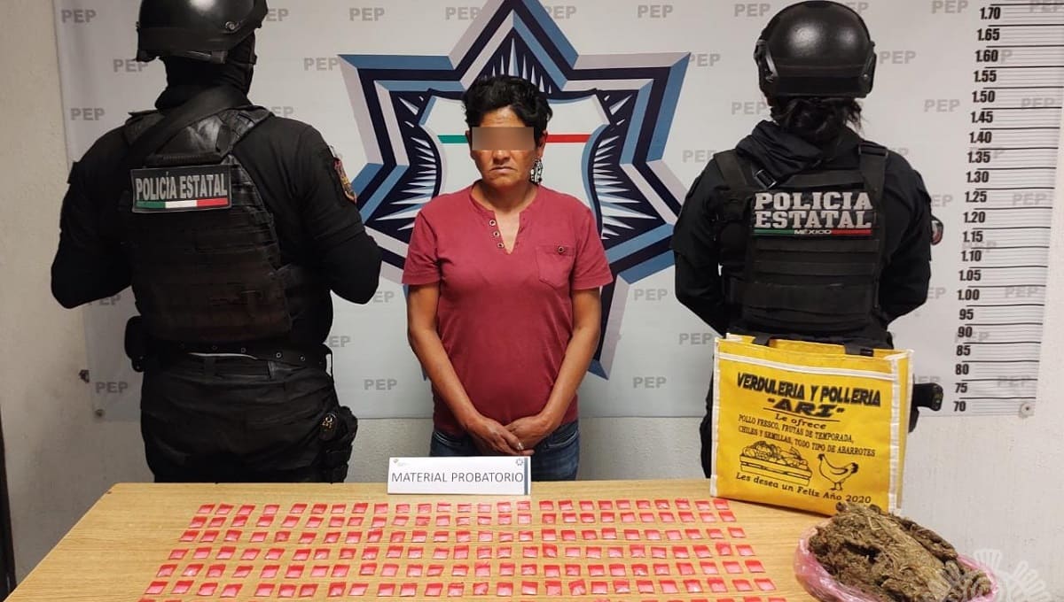 Policía Estatal detiene por segunda ocasión a “La Flaca”, presunta narcomenudista 1 la flaca detenida 1