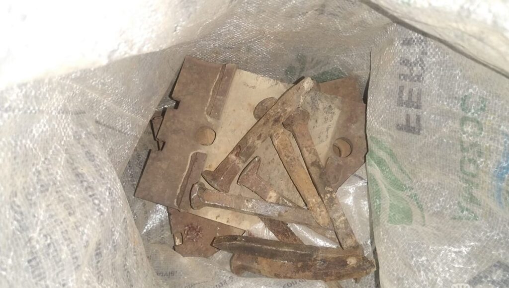 ladrones de vias ferroviarias Puebla 1